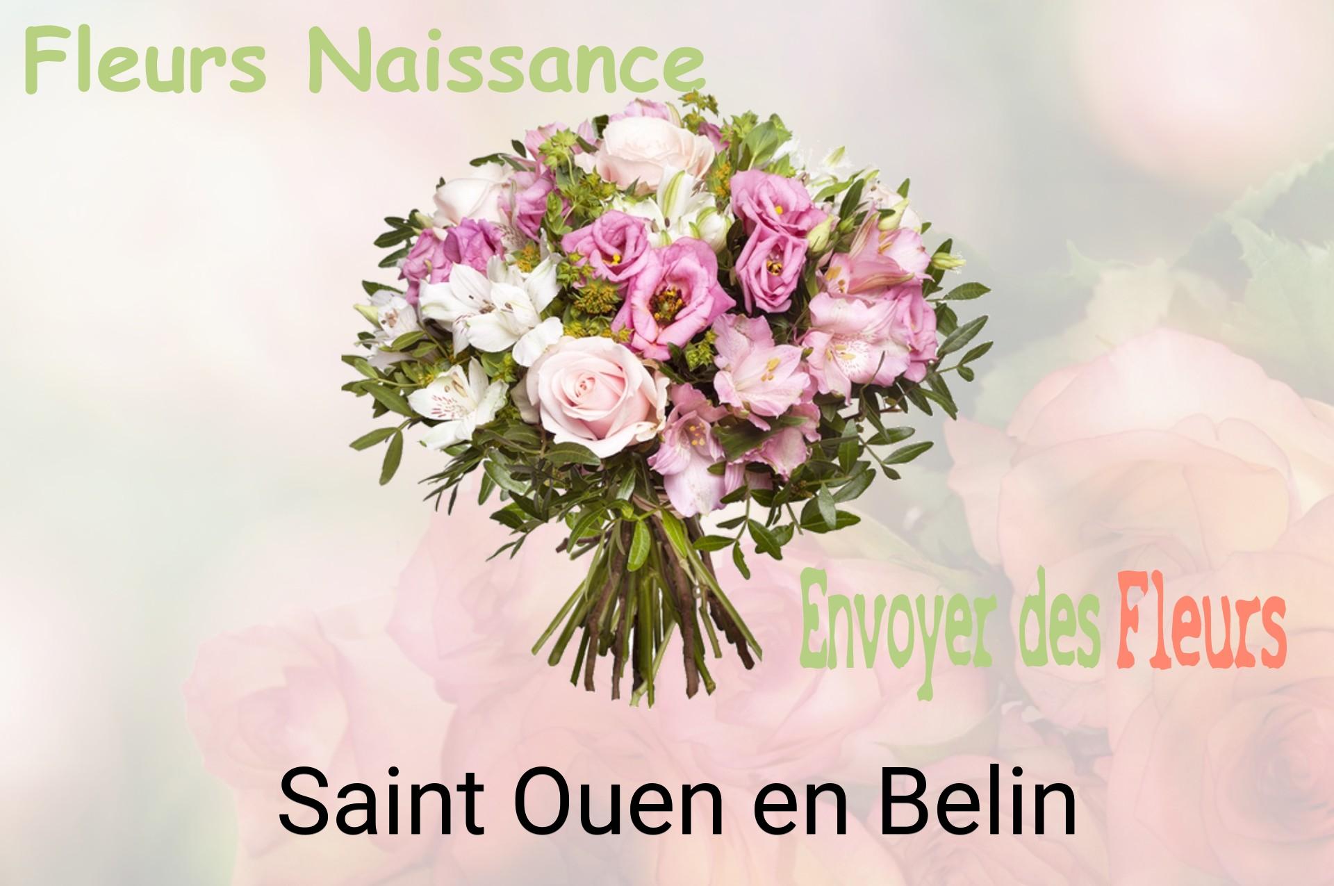 Bouquet de fleurs de naissance livré à Saint-Ouen-en-Belin